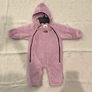 North Face infant’s fleece bunting